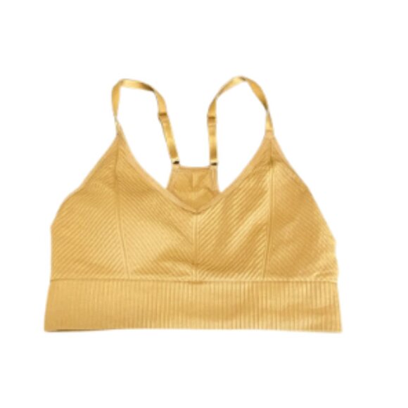 Victoria's Secret PINK EUC caramel brown size S racerback bralette - Picture 1 of 4